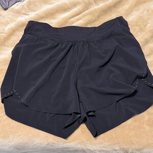 Women’s Lululemon Black Athletic Layered Shorts